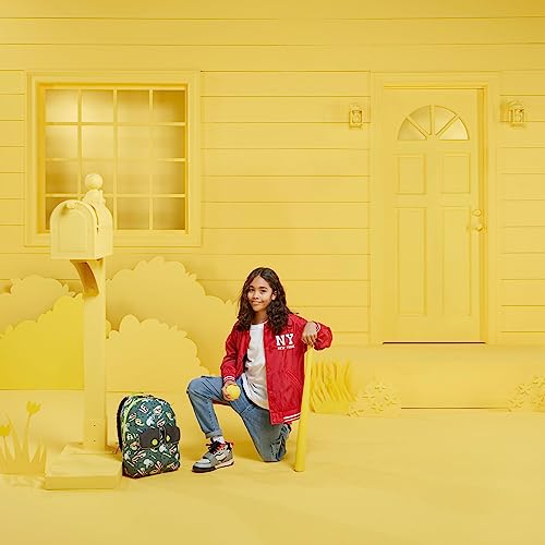 High Sierra Chiqui School Backpack with Tablet Sleeve + 2 Water Bottle Pockets, 18L, Dino Dig