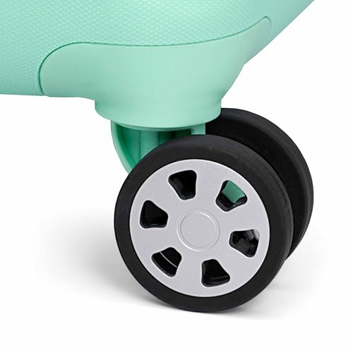 Traveler's Choice Pagosa Hardshell Expandable Luggage with Spinner Wheels, Mint, 27-Inch Medium