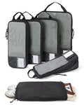 BAGSMART 6 Set Compression Packing Cubes for Travel, Lightweight Luggage Organizer Bags, Durable Space Saver Bags Travel Essentials