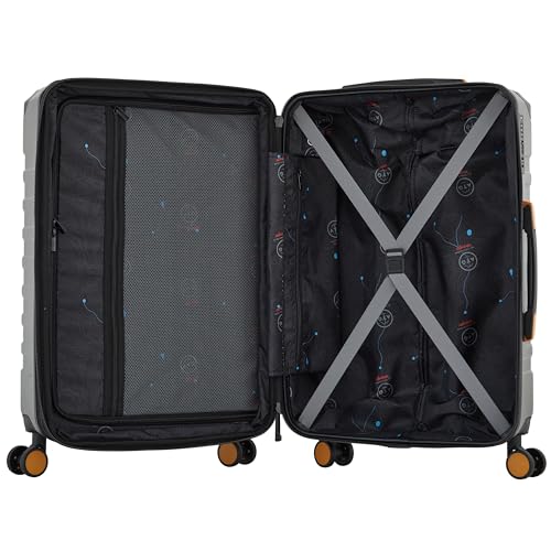 Wrangler ATG Outland Expandable Hardside Luggage, Gull Gray, 3 Piece Set