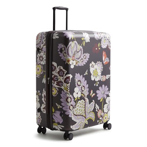 Vera Bradley Women's Hardside Luggage 29 Inch Adair Spinner, Subtle Bouquet, One Size