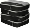 Dot&Dot Large Packing Cubes for Travel - Durable Mesh & Honeycomb Fabric Suitcase Organizer with Zipper Closure, Lightweight Expandable Clothes Bags for Carry On Luggage, 4 Pack Set
