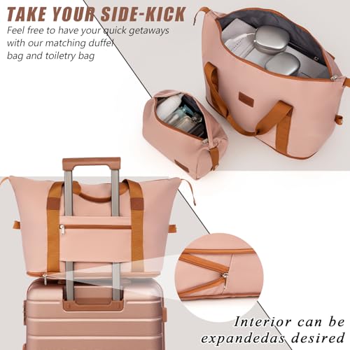 Cosbarn Luggage Sets 5 Piece Suitcases with Wheels, Suitcase Sets ABS Hard Case Luggage with TSA Lock Durable Carry-on Luggage with Spinner Wheels Travel Suitcase for Men Women