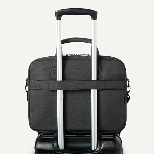 Amazon Basics 15.6-Inch Laptop Messenger Bag for Women and Men, Computer and Tablet, Black