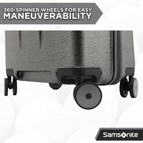 Samsonite Tour Deluxe Golf Hard Case Golf Travel Bag, Lightweight & Durable ABS Shell, 360 Degree Multi-Directional Wheels