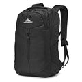 High Sierra Swerve Pro Backpack with Laptop Pocket + Tablet Sleeve, Fits most 17” Laptops, 27L, Black