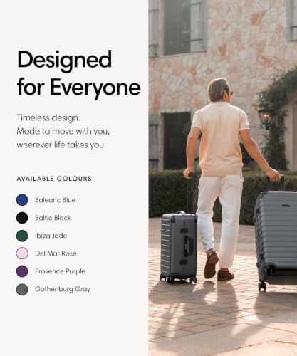 Solgaard Carry-On Closet Original - Hard-Shell 22.4" Travel Luggage (Grey)