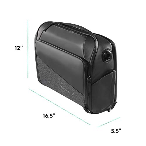 NOMATIC Messenger Bag - Formal Laptop Computer Bag - Crossbody Shoulder Bag for Travel, School and Work Bag (Black)