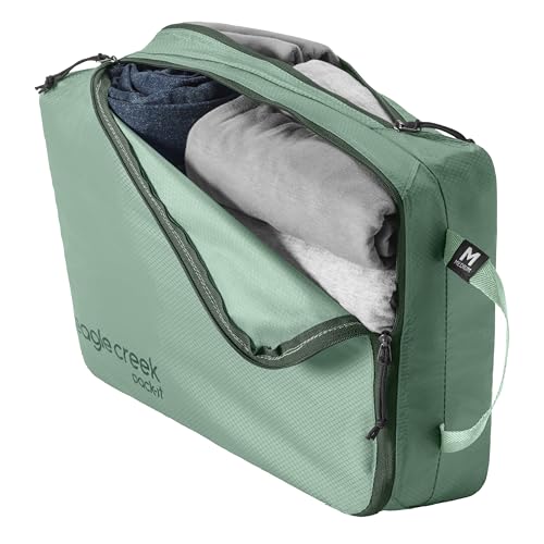 Eagle Creek Pack-It Isolate Extended Stay Set - Includes Shoe Sack, M Clean/Dirty Cube, 2x M Isolate Cube & 2x L - Travel Essentials - Willow Green