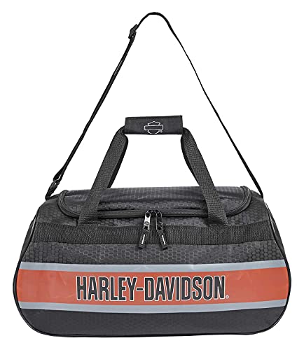 Harley-Davidson Trailblazer #1 Logo Duffel Bag w/Adjustable Strap - Rust Vintage