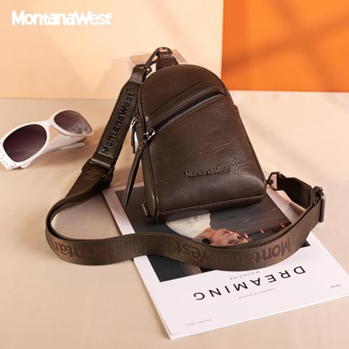 Montana West Crossbody Sling Bags for Women Small Cross Body Fanny Pack Purse with Detachable Strap MWC-3351CM
