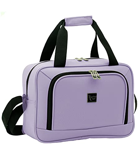 Travelers Club Midtown Hardside 4-Piece Luggage Travel Set, Lilac