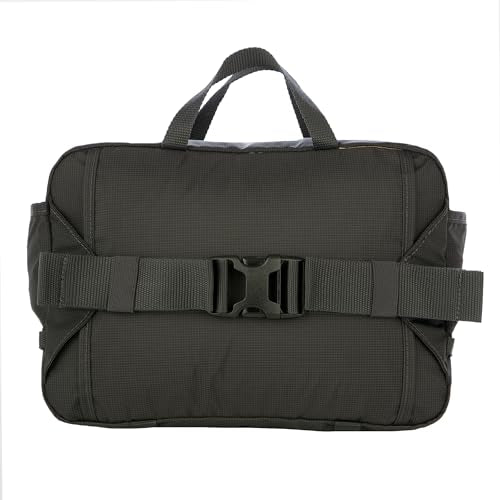 Eddie Bauer 7L Trail Bag with Removeable Shoulder Strap and Adjustable Waistband, Carbon Black