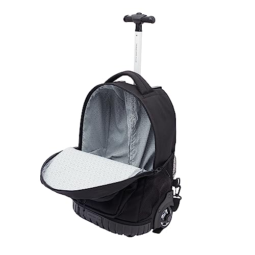 Travelers Club 18" Rolling Backpack with Shoulder Straps, Black