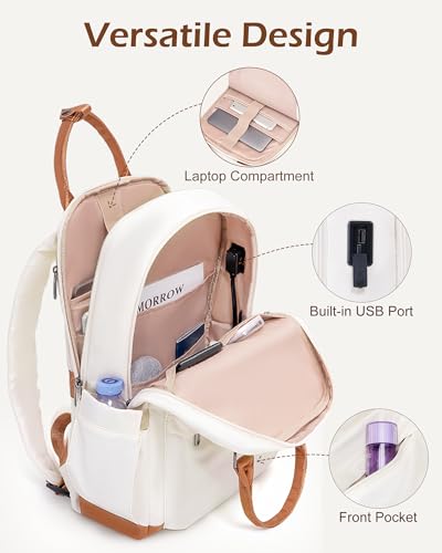 LONG VACATION 3 Piece Carry On Luggage Set with Backpack, 20 Inch Carry Suitcase with Spinner Wheels, ABS+PC Hardshell Suitcase set with TSA Lock & YKK Zipper