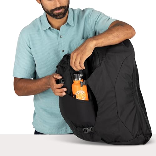 Osprey Farpoint 55L Men's Travel Backpack - Carry On Bag with Personal Item Sized Detachable Daypack, Black