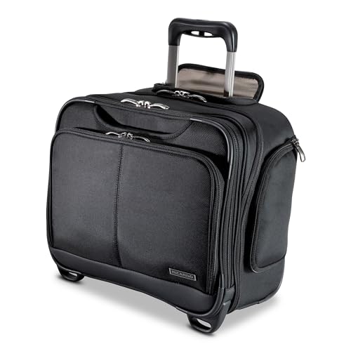 Ricardo Beverly Hills Flight Essentials Softside Wheel-A-Board Bag, Rolling Laptop Carry-On Luggage, Durable Ballistic Nylon Fabric, Water and Stain Resistant, Men and Women, 16.5-Inches Wide