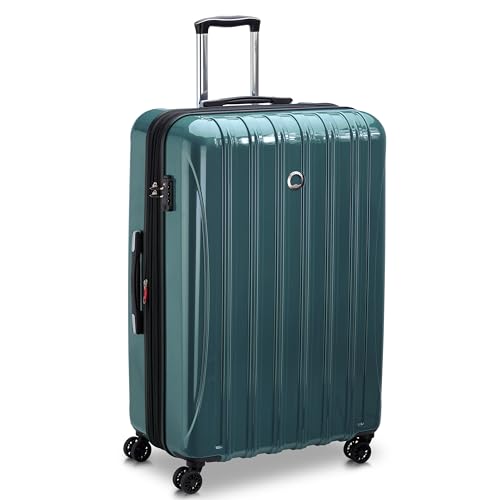 DELSEY PARIS Helium Aero Hardside Expandable Luggage with Spinner Wheels, Metallic Green, 2-Piece Set (21/28)