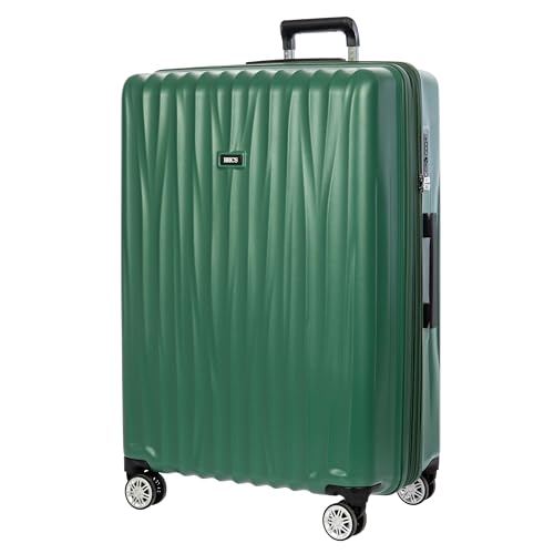 Bric's Cervia 30" Hardside Large Expandable Luggage, 360° Spinner Wheels, Lightweight Checked Suitcase, TSA-Approved Locks, Dark Emerald Green