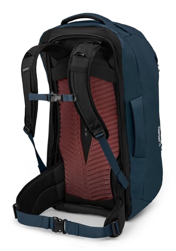 Osprey Farpoint 70L Men's Travel Backpack, Muted Space Blue