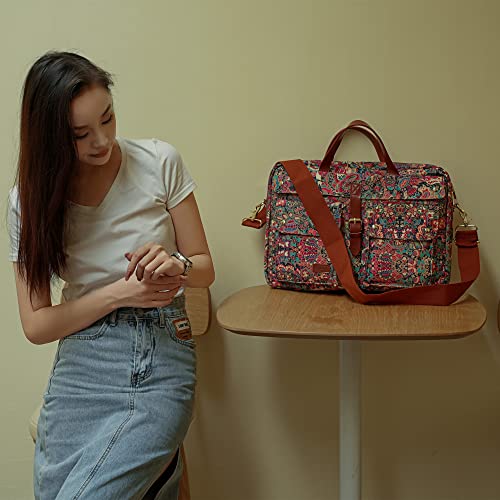 Baosha Multicoloured 17inch Laptop Computer Bag Messenger Bag Briefcase for Women BC-07 (HS)