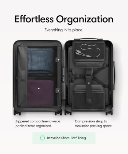 Solgaard Carry-On Closet Lite - Hard-Shell 20.8" Travel Luggage Bag (Grey)