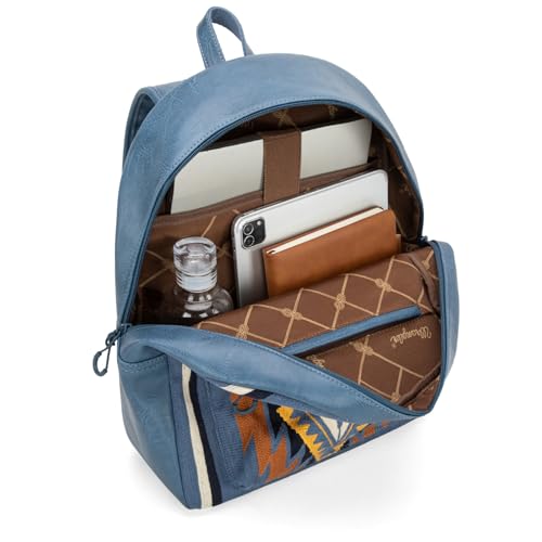 Montana West Wrangler Aztec Knitted Backpack for Women Western Casual Daypack