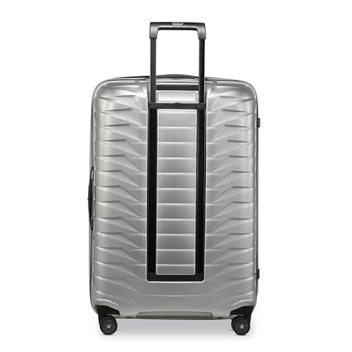 Samsonite Proxis Large Hardside Luggage with Dual Spinner Wheels - Innovative Roxkin™ Lightweight Shell With Ultimate Durability- Includes TSA Lock, Ergonomic Telescoping Handle -Silver