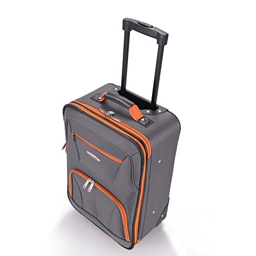2 PC LUGGAGE SET - CHARCOAL