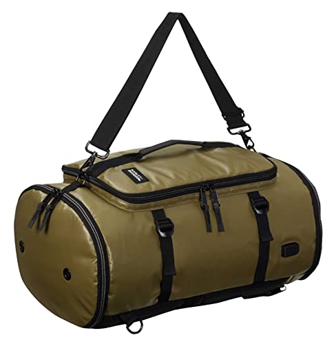 Harley-Davidson Water-Resistant Travel Hybrid Duffel Bag/Backpack - Khaki