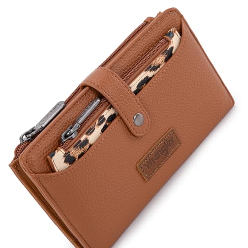 Wrangler Brown Laptop Bag and RFID Blocking Wallets Set for Women
