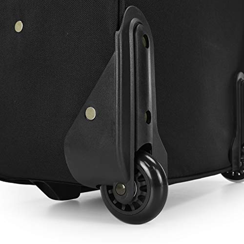 U.S. Traveler New Yorker Lightweight Expandable Rolling Luggage, Blue, 4-Piece Set