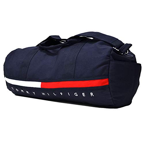 Tommy Hilfiger Big Logo Large Duffle Bag (Navy Blue)