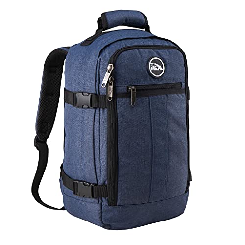 Cabin Max Metz Stowaway 20L Travel Bag 16x10x8inch (40x25x20cm) - Mini Backpack/Weekender Bag Ideal Underseat Carry on Luggage (Atlantic Blue)