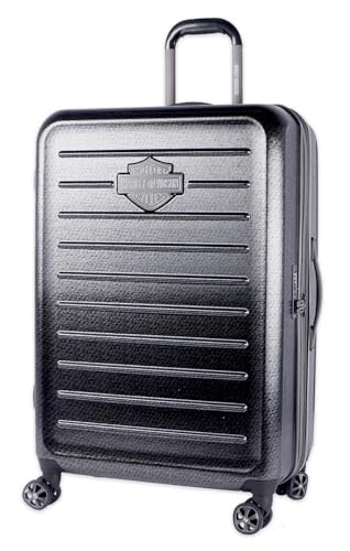 Harley-Davidson 30 in. Cruiser Hard Sided Expandable Wheeling Luggage, Charcoal