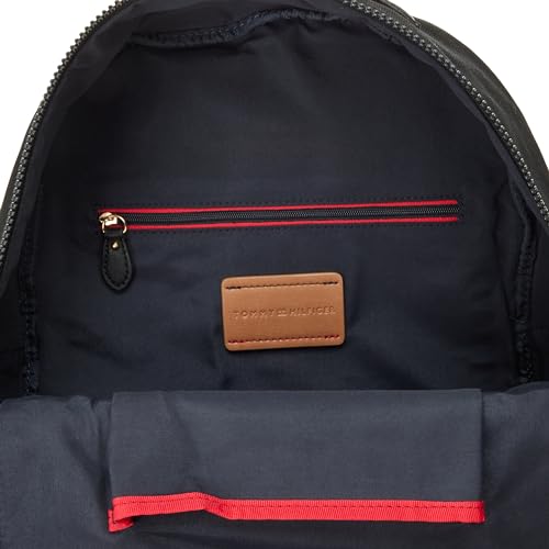 Tommy Hilfiger Men's Flag Backpack, BLACK, One Size