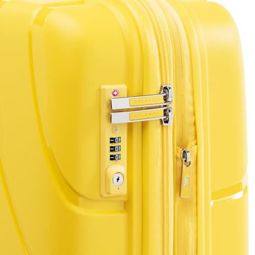 Atlantic Luggage Carry-on Expandable, Hardside Spinner