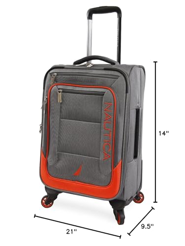 Nautica Pathfinder 2pc Softside Luggage Set (Carry On + Duffel)