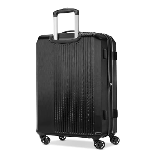 Samsonite Alliance SE Hardside Luggage with Spinner Wheels, Lightweight, LARGE SPINNER, BASS BLACK