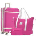 Merax Luggage Sets 24 Inch Suitcase with TSA Lock Hardshell Carry On Luggage with Duffel Bag