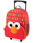 Skip Hop x Sesame Street Toddler Kids Carry-On Rolling Luggage with Wheels, Age 3y+ - Elmo