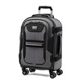 Travelpro Bold Softside Expandable Carry on Spinner Luggage, Carry on 21-Inch, Grey/Black