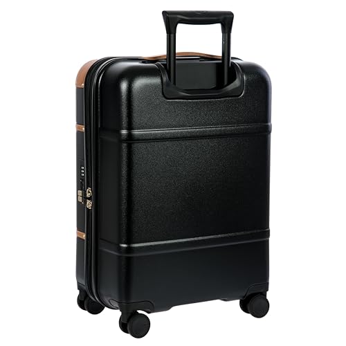 Bric's Bellagio 21" Expandable Cabin Trolley, Airline Approved, Spinner - Black
