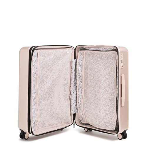 Hardside Rolling Suitcase Luggage, Rose Quartz, 26" Check In