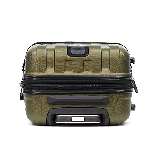 Olympia U.S.A. Sidewinder 21-Inch Carry On Luggage Expandable Lightweight Hardside Double 4 Wheel Spinner Suitcase with TSA Lock and Hidden Laptop Compartment