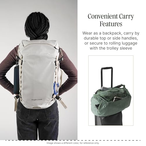 eagle creek Explore Backpack - Adventure Travel Backpack for Hiking - Comfortable Shoulder Straps - Easy Access Compartments - Reinforced Grab Handles - Removable Hip Belt - Black - 26L