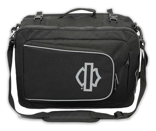 Harley-Davidson Reflective Bar & Shield Mega-Pack Carry-On Backpack, Black
