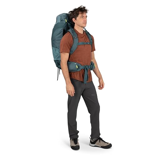 Osprey Farpoint Trek 55L Men's Travel Backpack - Hybrid Backpacking & Travel Bag with Internal Organization, Black