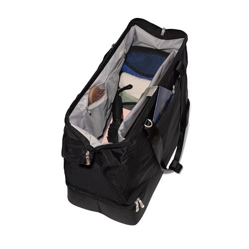 Modern Weekender - Lightweight 18"x15.7"x9.4" Duffel Carry-on Travel Bag for Women