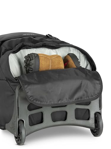 Osprey Sojourn Shuttle 36"/130L Wheeled Duffel Luggage, Black